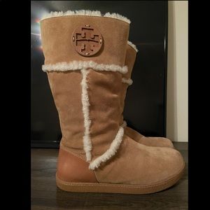 Tory Burch Amelie suede boots